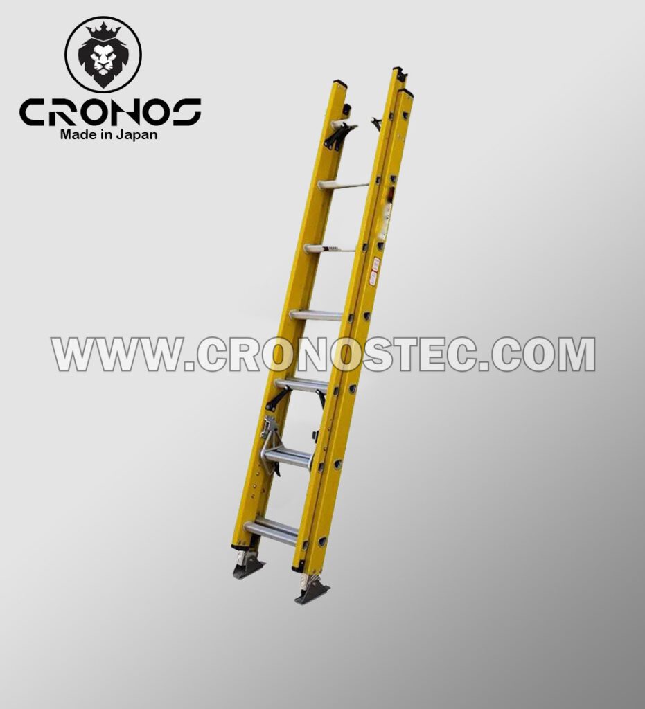 Escalera Telescópica de fibra de vidrio 5.30 M/ 20 PASOS.